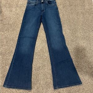 Joe's Jeans Blue Flare Wide Leg Denim